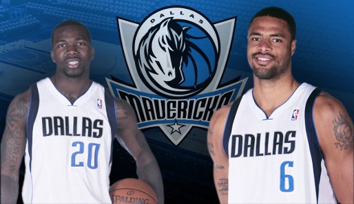 Zwei von fünf Neuzugängen bei den Mavericks: Dominique Jones (l.) und Tyson Chandler