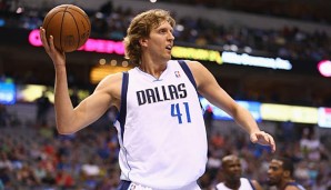 Dirk Nowitzki freut sich auf die neue Saison mit den Mavs