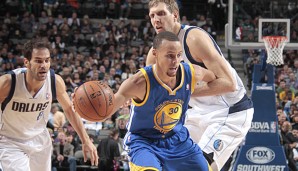 Stephen Curry avancierte mit seinem finalen Jumper zum Matchwinner gegen Dallas