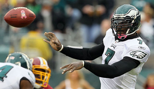 Quarterback Michael Vick hat gegen die Washington Redskins einen Knorpelschaden erlitten