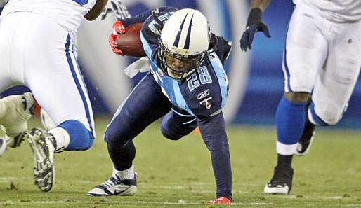 Chris Johnson pokert um einen Rekord-Vertrag mit den Tennessee Titans