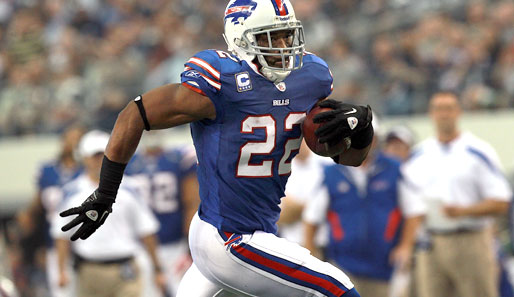 Fred Jackson erlitt im Spiel gegen die Miami Dolphins einen Beinbruch