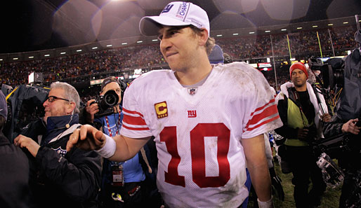 Quarterback mit Hang zu unangenehmen Späßen: Eli Manning