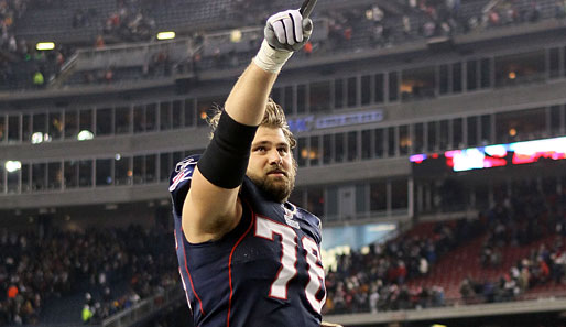 Sebastian Vollmer steht mit den New England Patriots im Super Bowl