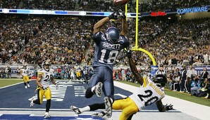 Die Seahawks um D.J. Hackett verloren Super Bowl XL gegen Pittsburgh