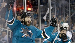 Matchwinner: Brent Burns sicherte mit zwei Treffern seinen Sharks den Sieg im Spitzenspiel