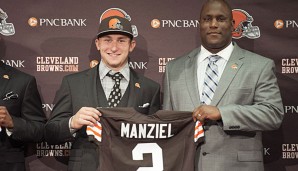 Johnny Manziel wurde von den Browns gedraftet