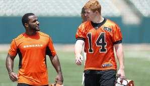 Andy Dalton (r.) verlängert bei den Cincinnati Bengals