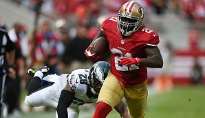 Frank Gore machte seine bisher stärkste Partie der Saison gegen die Eagles