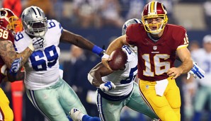 Colt McCoy bei einem seiner seltenen Rushing-Versuche