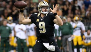 Drew Brees zeigte gegen die Green Bay Packers eine starke Leistung