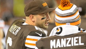 Johnny Manziel und Brian Hoyer sind die Quarterbacks der Cleveland Browns