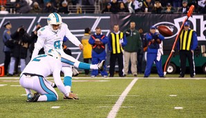 Caleb Sturgis entschied die Partie mit einem Field Goal zugunsten der Dolphins