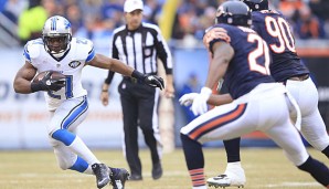 Reggie Bush kam für Detroit nur auf 297 Rushing-Yards