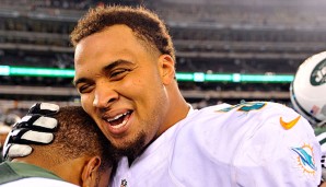 Mike Pouncey hat allen Grund zu Lachen: Die Dolphins bieten ihm einen Mega-Deal an