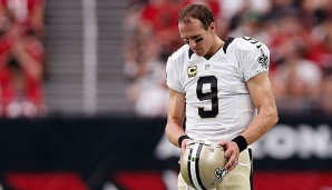 Drew Brees fällt bis auf Weiteres aus - den Saints stehen schwere Wochen bevor