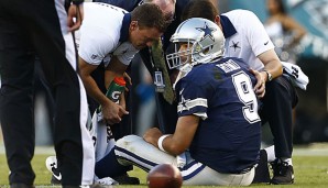 Die Dallas Cowboys müssen womöglich monatelang auf Tony Romo verzichten