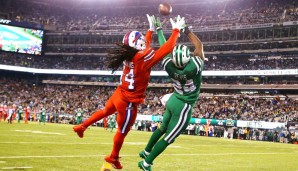 Das Duell zwischen Sammy Watkins (l.) und Darrelle Revis ging meistens an den Mann in Grün