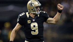 Drew Brees steht bei insgesamt 60.903 Passing-Yards und 428 TD-Pässen