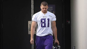 Moritz Böhringer kämpfte im Vikings-Training-Camp um seinen Kaderplatz