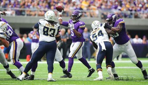 Terry Bridgwater zeigte für die Vikings eine starke Leistung gegen die Chargers