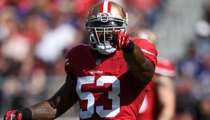 NaVorro Bowman gelangen 2015 154 Tackles und 2,5 Sacks