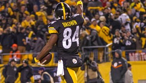 Antonio Brown und die Pittsburgh Steelers müssen gegen die Washington Redskins ran