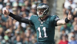 Rookie Carson Wentz steht vor seinem ersten Primetime-Spiel in der NFL