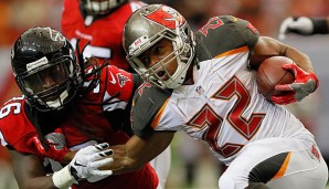 Doug Martin, hier gegen die Falcons, verletzte sich im Spiel gegen die Arizona Cardinals