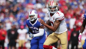 Colin Kaepernick durfte in Buffalo erstmals in dieser Saison anstelle von Blaine Gabbert ran