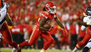 Jamaal Charles kam nach seinem Kreuzbandriss bislang nur sporadisch zum Einsatz