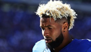 Odell Beckham erlebt bislang eine schwierige Saison und fällt mit seiner emotionalen Art auf