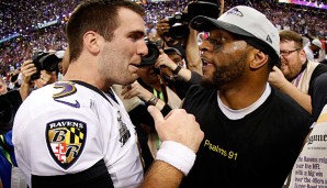 Joe Flacco und Ray Lewis gewannen mit den Ravens einen gemeinsamen Super Bowl