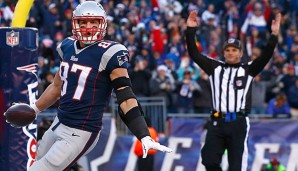 Rob Gronkowski ist mit seinen zahlreichen Touchdowns sehr häufig in der NFL RedZone vertreten