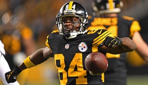 Antonio Brown hat ein Spiel vor Saisonende die viertmeisten Receiving-Yards