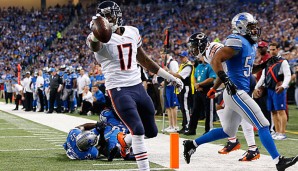 Alshon Jeffery spielt seit 2012 in Chicago (4.549 Receiving-Yards, 26 Touchdowns)