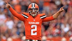 Johnny Manziel bringt es bislang auf 258 NFL-Pässe (1.675 YDS, 7 TD, 7 INT)