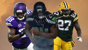 Adrian Peterson, Marshawn Lynch und Eddie Lacy bestimmen die Running-Back-Schlagzeilen