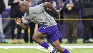 Adrian Peterson spielte von 2007 bis 2017 bei den Minnesota Vikings