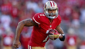 Colin Kapernick spielte während seiner Karriere bei den San Francisco 49ers