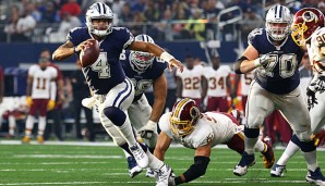 Dak Prescott übernahm vor der vergangenen Saison den Quarterback-Posten in Dallas vom verletzten Tony Romo