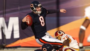 REX GROSSMAN (22. Pick/Backup) - Erster Einsatz in Week 17, ab 2004 dann Starter. Stats waren anfangs okay, aber aufgrund von Verletzungen absolvierte er erst 2006 sein zehntes Spiel. Trotz einer Super-Bowl-Teilnahme: MISSERFOLG