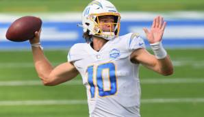 22. Justin Herbert, Los Angeles Chargers. 4 Jahre (Vertrag bis 2023), Gesamtgehalt: 26,5 Millionen Dollar (Durchschnittliches Jahresgehalt: 6,6 Millionen Dollar). Garantien: 26,5 Millionen Dollar.