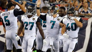 Chad Henne, Jacksonville Jaguars: Die offensichtliche Alternative. Henne ist bislang Bortles' Backup und kennt dementsprechend das Playbook, die Offense und die Mitspieler. Im Spiel gegen die Bucs wirkte Henne tatsächlich sicherer und genauer