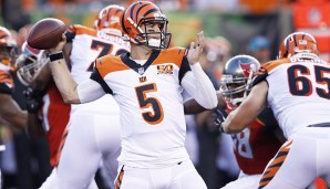 A.J. McCarron, Cincinnati Bengals: Auch Cincinnati könnte gewillt sein, sich von einem Quarterback zu trennen. Andy Daltons Backup hat einige gute Spiele gezeigt und wird so immer wieder mit Teams auf Quarterback-Suche in Verbindung gebracht