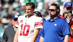 Eli Manning ist seit 2004 Quarterback der New York Giants