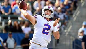 Nathan Peterman hat fünf Interceptions in einer Halbzeit geworfen