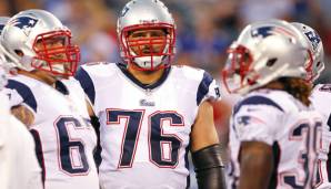 Sebastian Vollmer (M.) spielte jahrelang für die New England Patriots