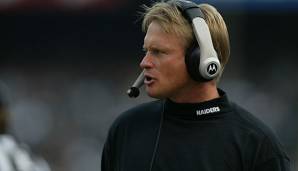 Jon Gruden war bereits zwischen 1998 und 2001 Headcoach der Oakland Raiders