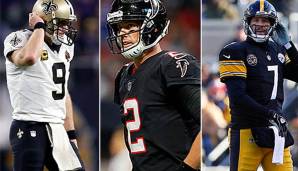 Für Drew Brees, Matt Ryan und Ben Roethlisberger endete die Saison in den Divisional-Playoffs.